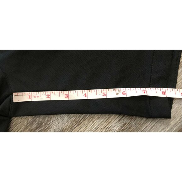 Adidas Youth Boys Small Black with 3 White Stripes Athletic Running Shorts - Picture 3 of 5